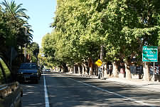 Avenida central de Panquehue. Foto del archivo de Kiko Benítez.
