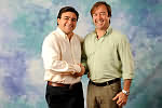 Fotos de Jorge Boher con el Alcalde Olavarra