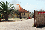 Violento incendio en Los Patos