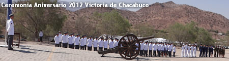 Reportaje fotográfico Ceremonia Aniversario 2012 Victoria de Chacabuco