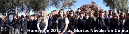 Homenaje a las Glorias Navales en Colina  2012
