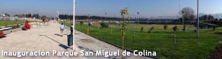 Inaugiración Parque San Miguel de Colina